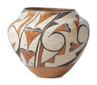Acoma Polychrome Pottery Jar