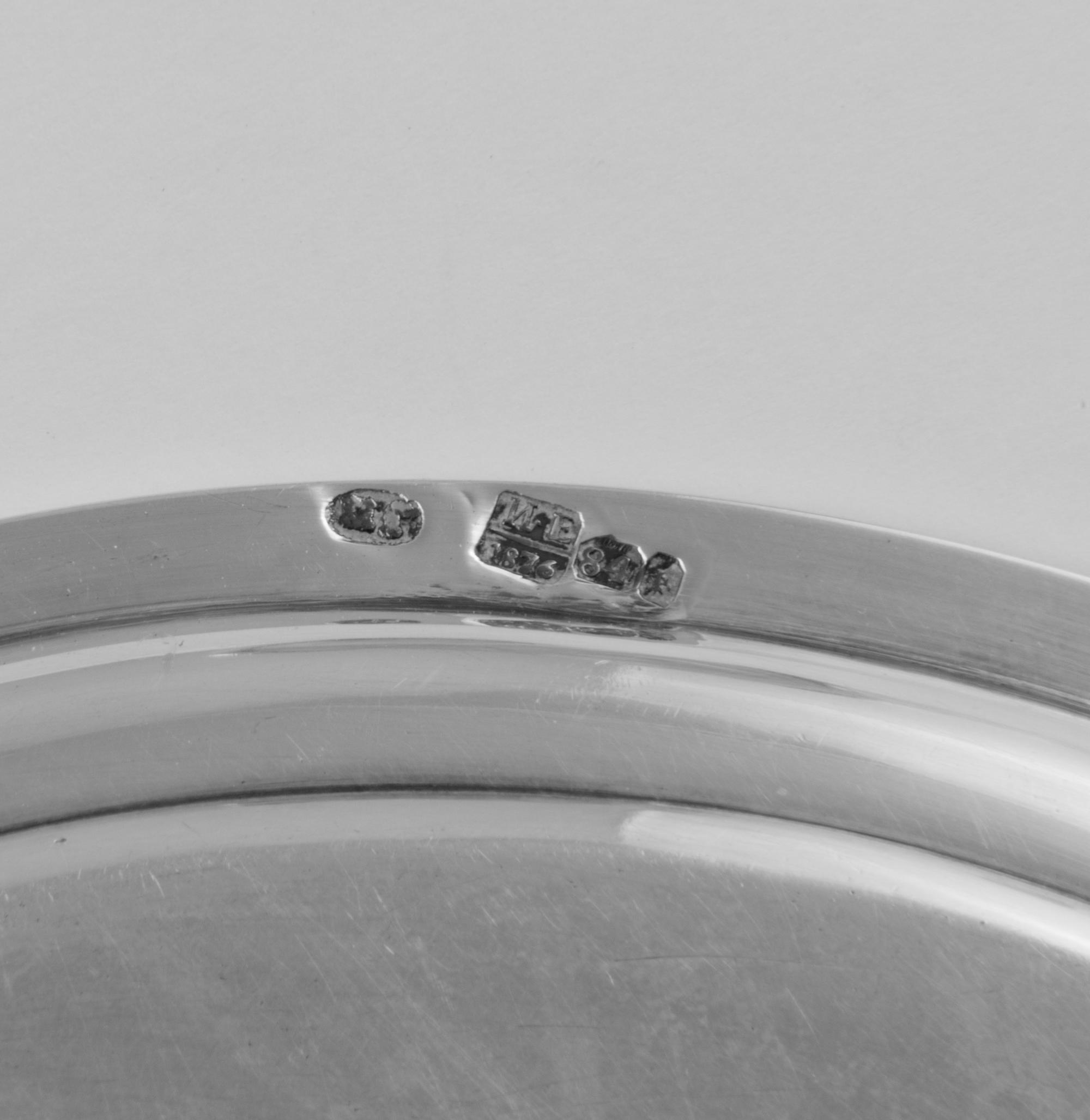 A Russian Silver Trompe l'Oeil Honey Pot and Underplate
