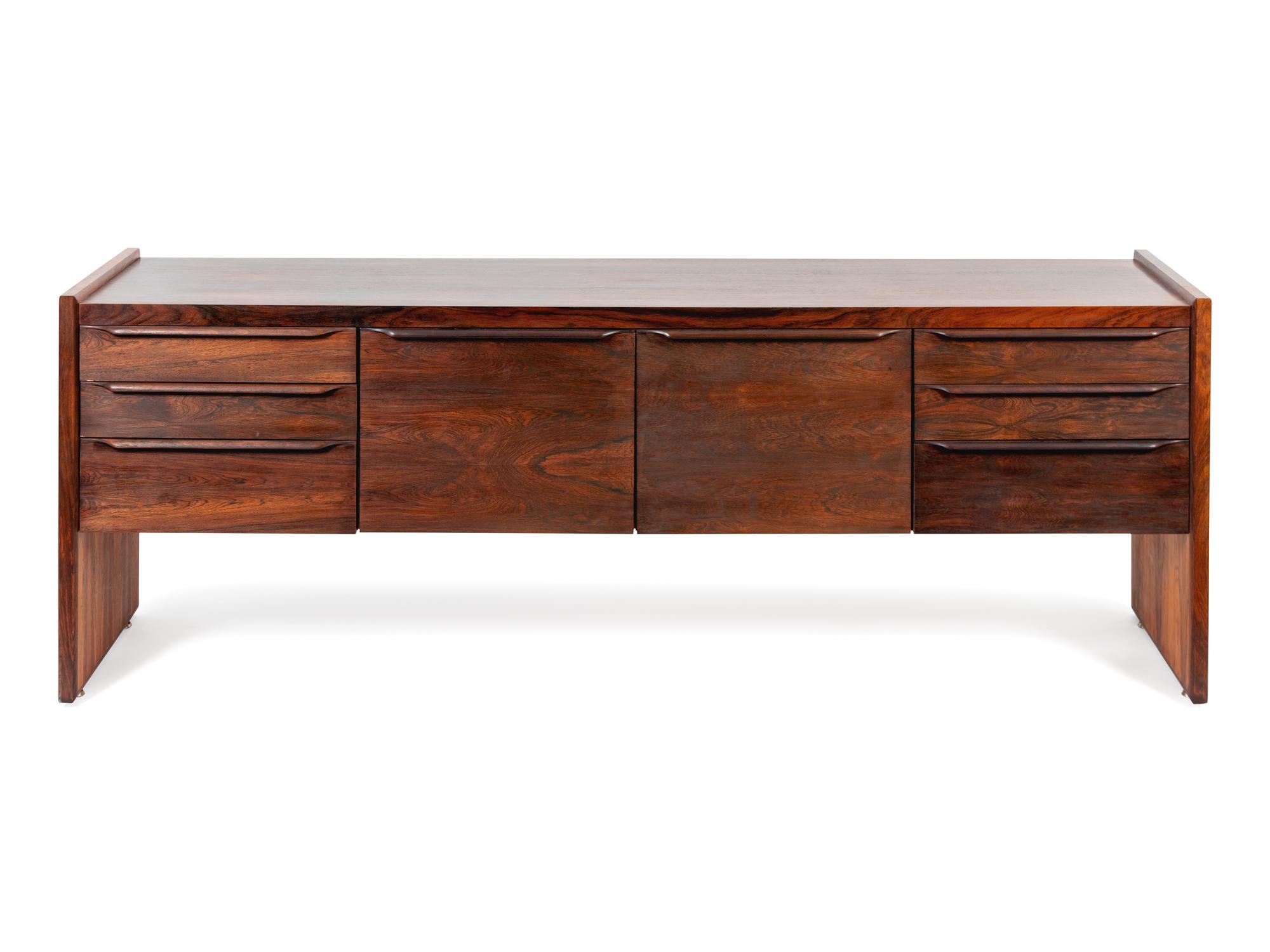 A Danish Brazilian Rosewood Sideboard — MID-20TH CENTURY