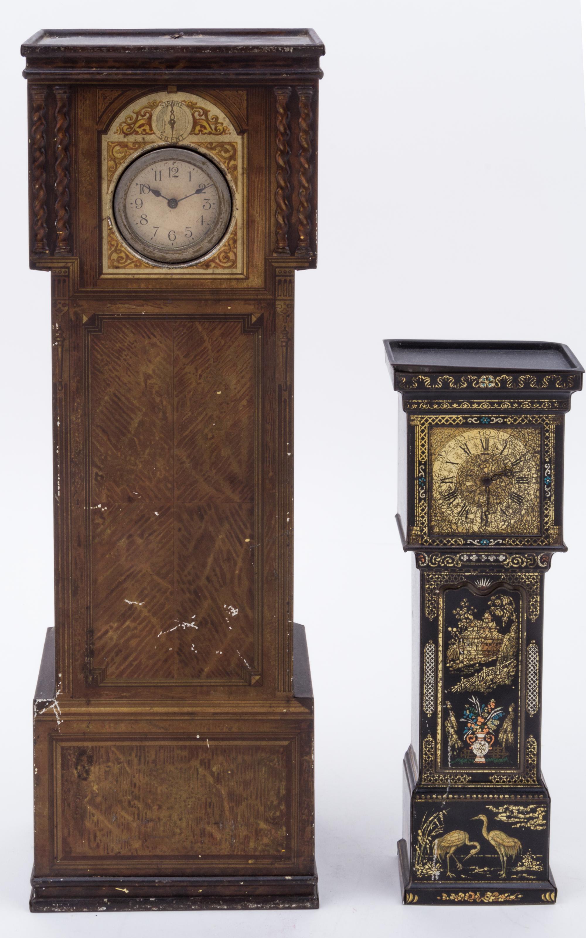 Two British Biscuit Tins Height of first 18 inches. — EARLY 20TH CENTURY
