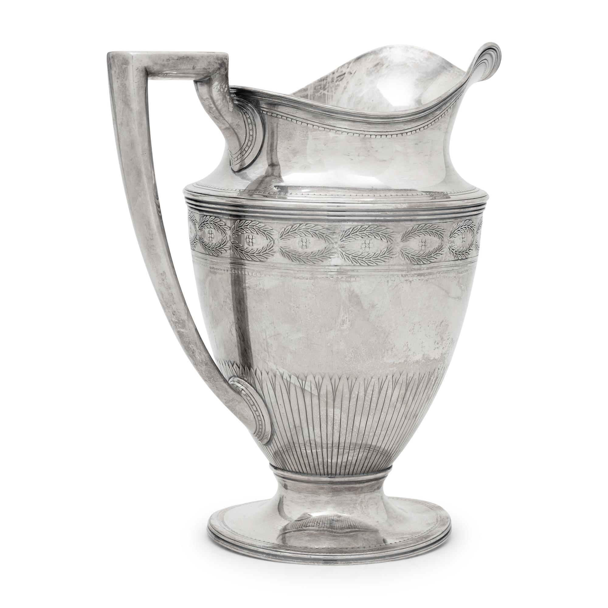 A Tiffany and Co. Silver Water Pitcher