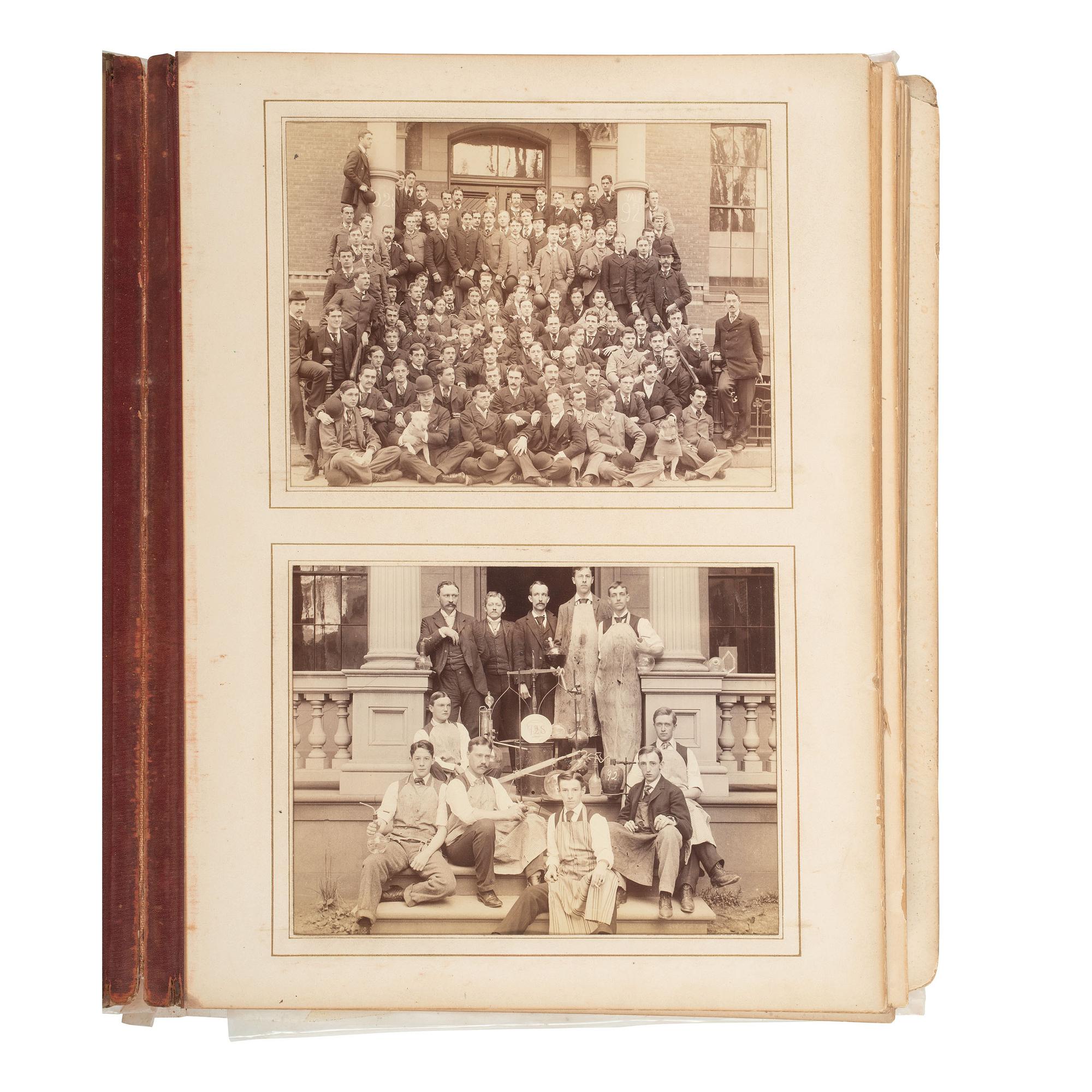 [Early Photography] Yale University Photographs, incl. 1892 Class Album