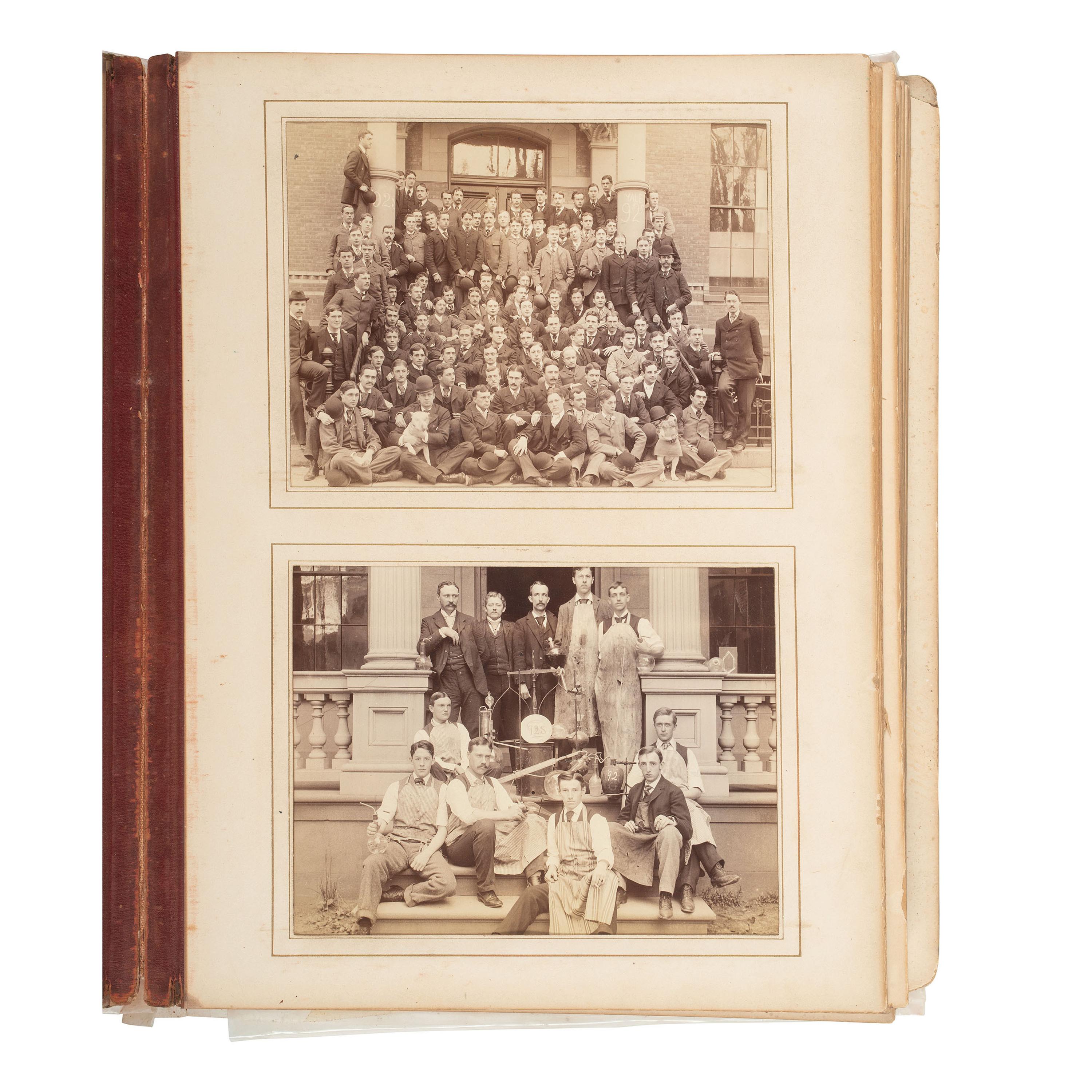 [Early Photography] Yale University Photographs, incl. 1892 Class Album