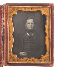 [EARLY PHOTOGRAPHY]. 9 half plate daguerreotypes featuring husbands and wives.