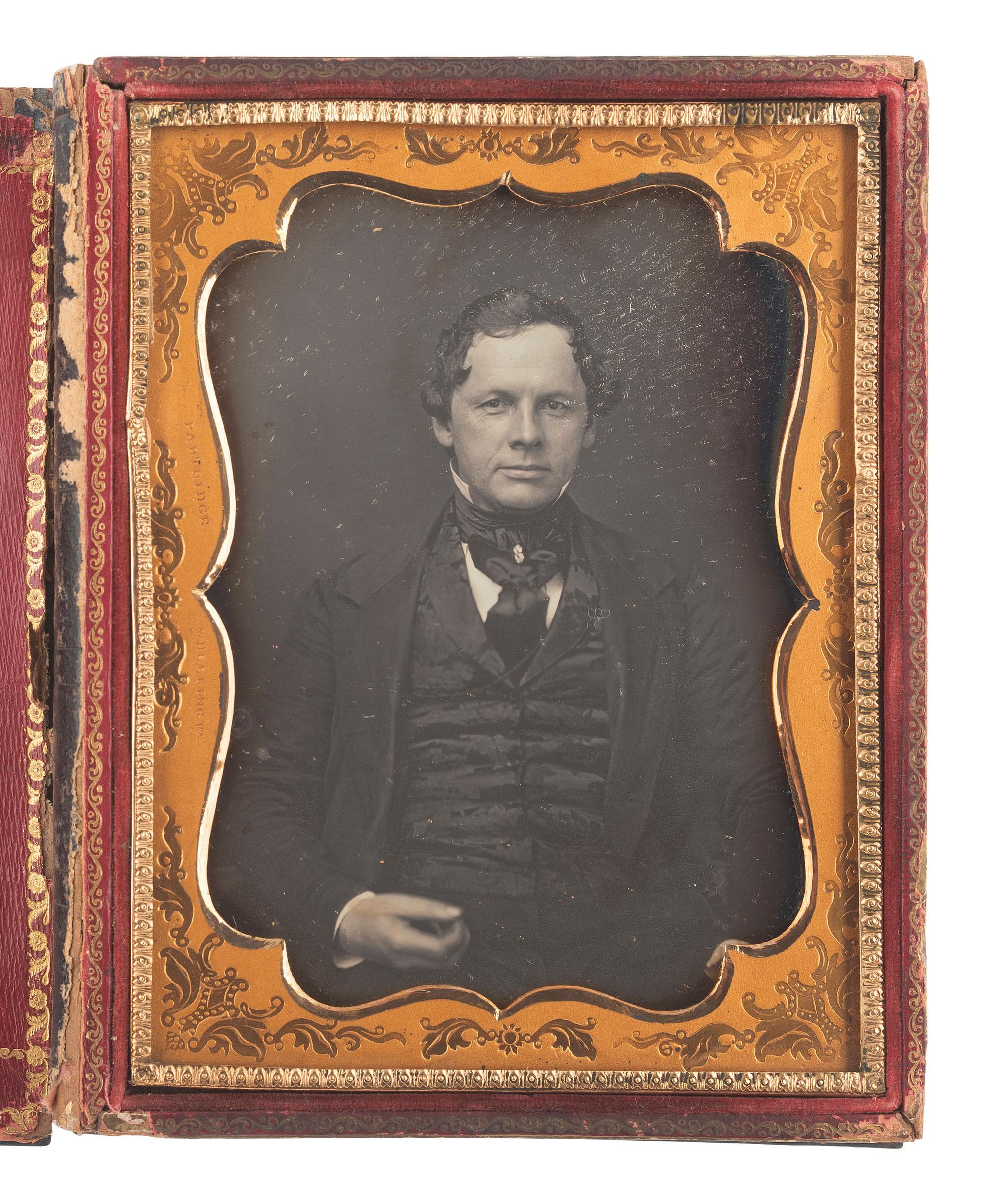 [EARLY PHOTOGRAPHY]. 9 half plate daguerreotypes featuring husbands and wives.