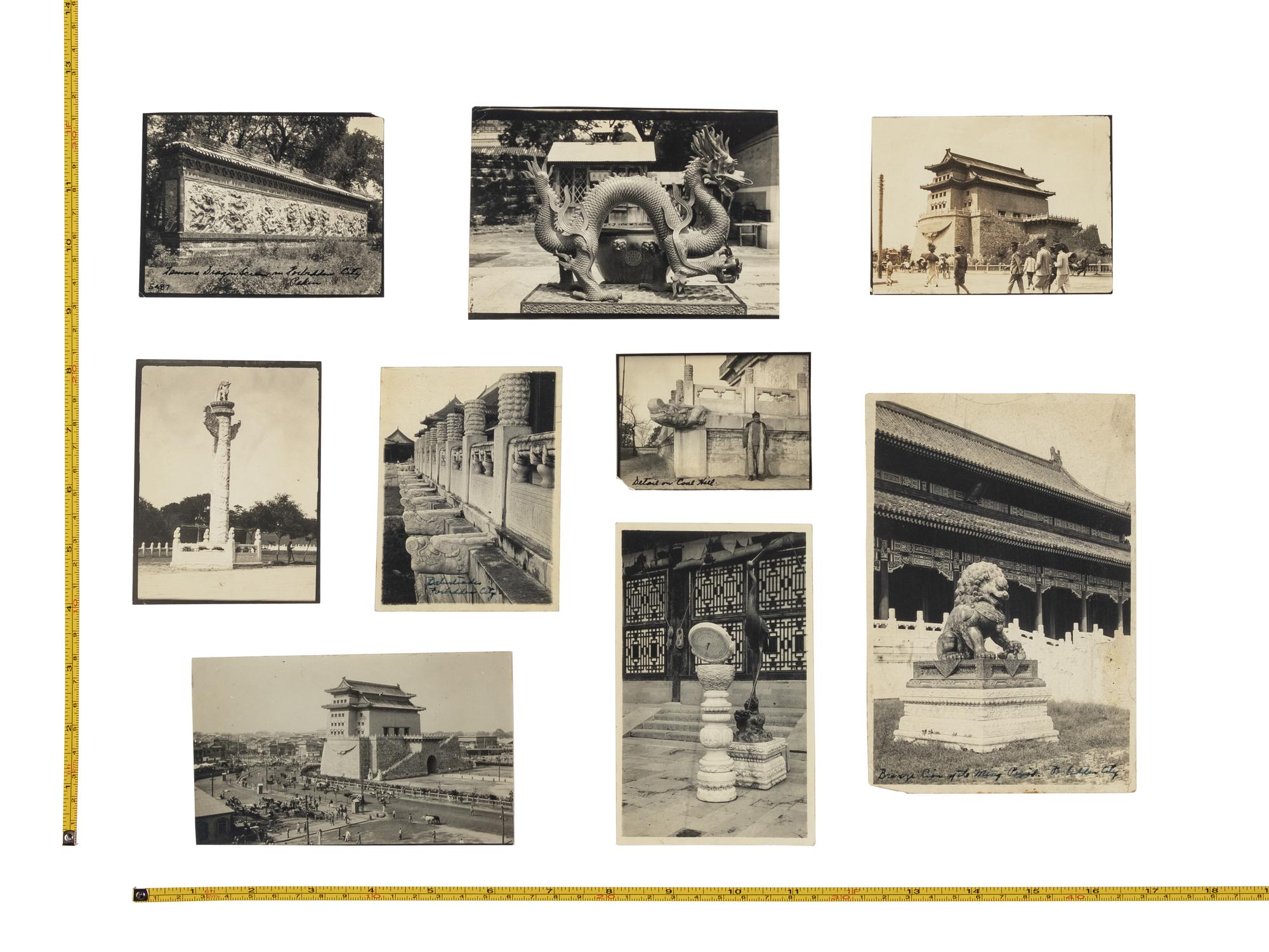 A Large Group of Photographs of Beijing, c. 1900