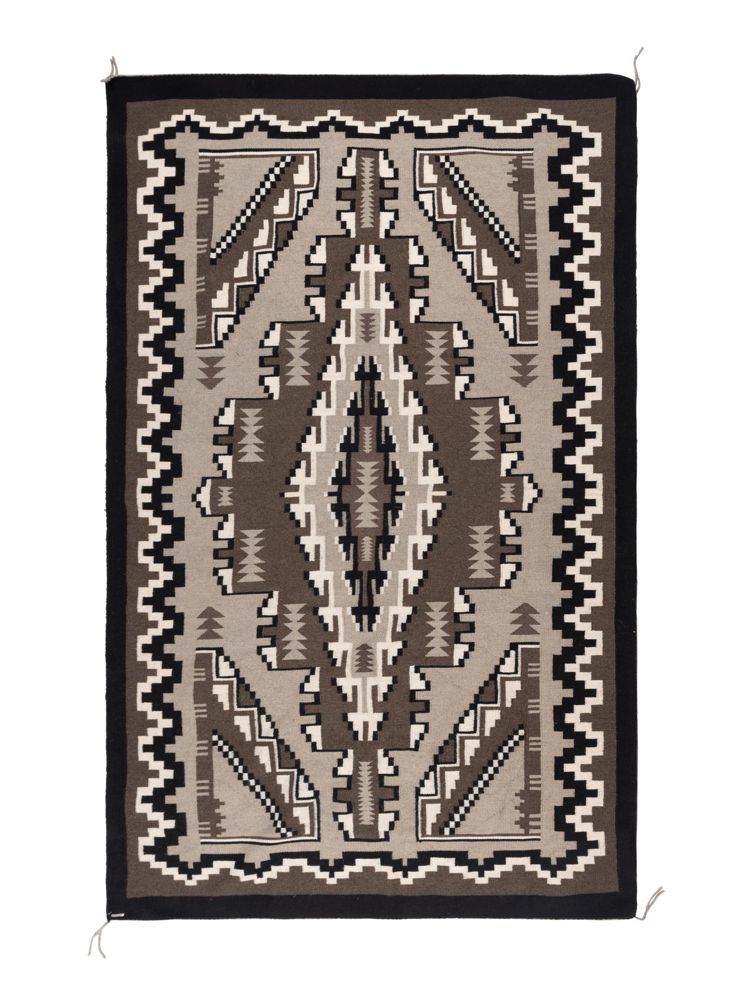 Navajo Two Grey Hills Weaving [Rug]