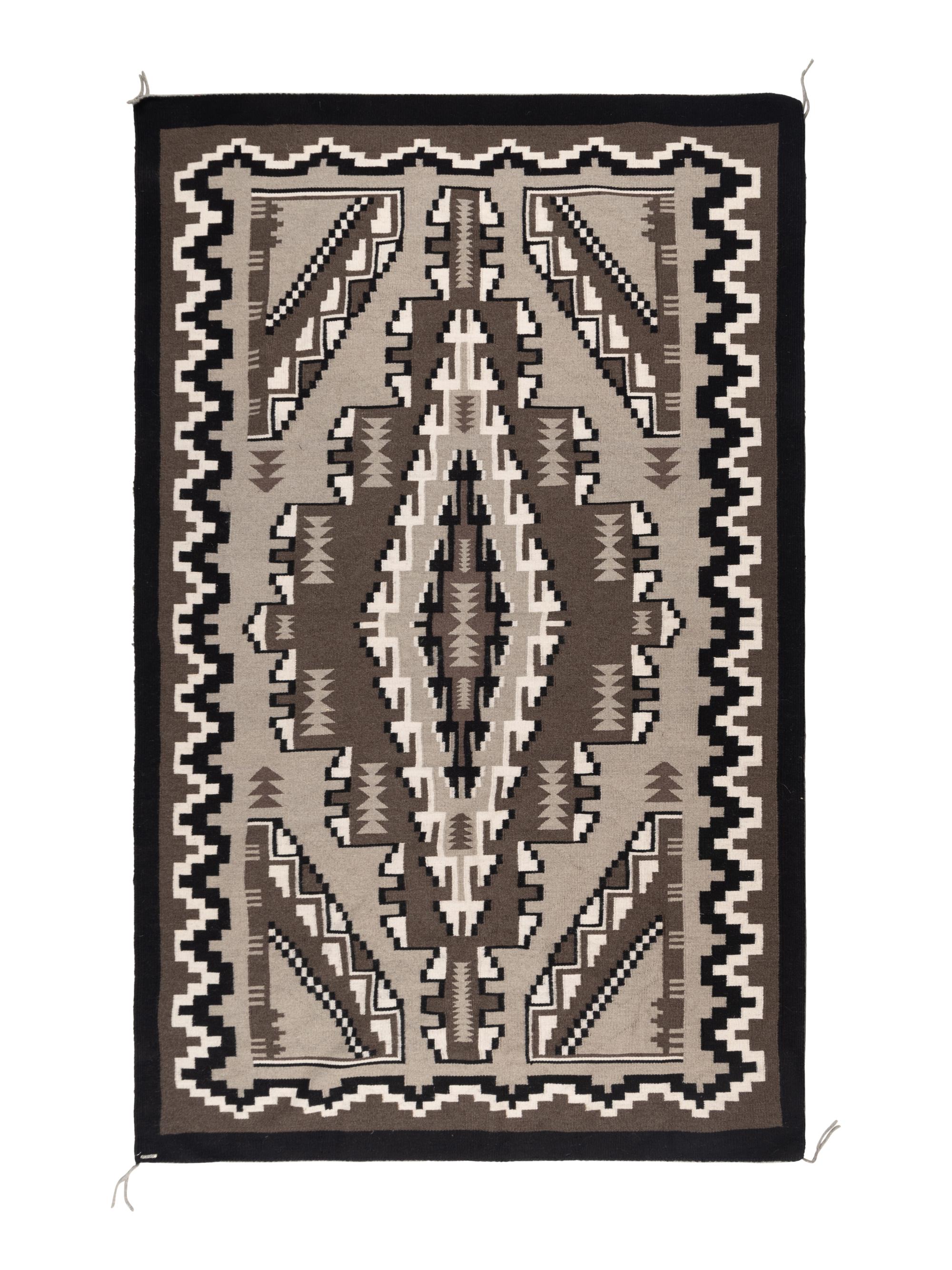 Navajo Two Grey Hills Weaving [Rug]