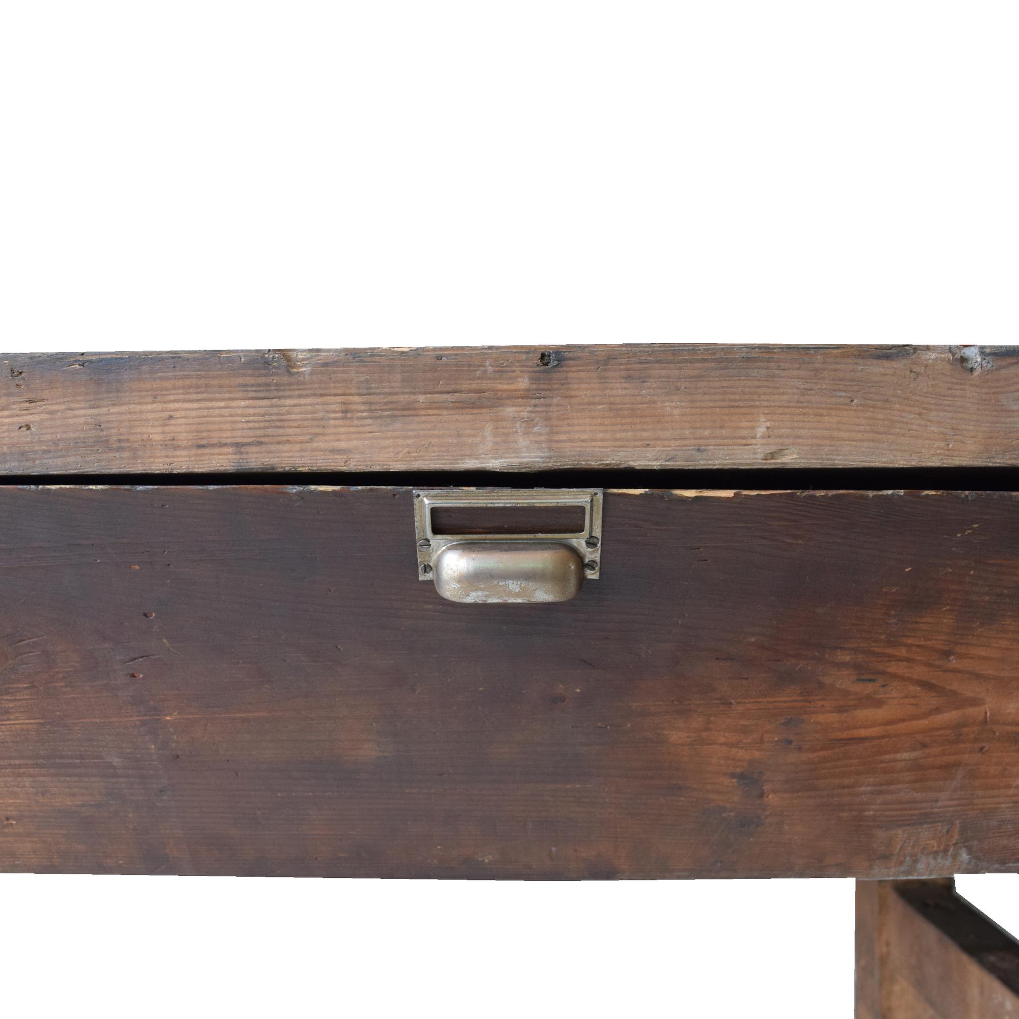 A Work Table with Drawers 157.5" W x 28.5" D x 31" H — Germany, Early 20th Century