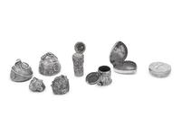 A Group of Six Silver Vessels