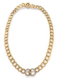YELLOW GOLD AND DIAMOND NECKLACE