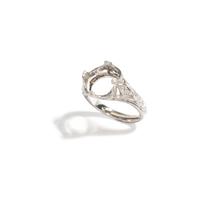 PLATINUM AND DIAMOND RING MOUNTING