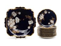 A Hutschenreuther Porcelain Dessert Service