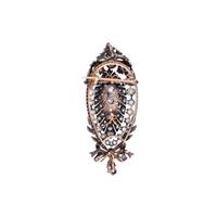 FRENCH, ANTIQUE, DIAMOND PENDANT/BROOCH