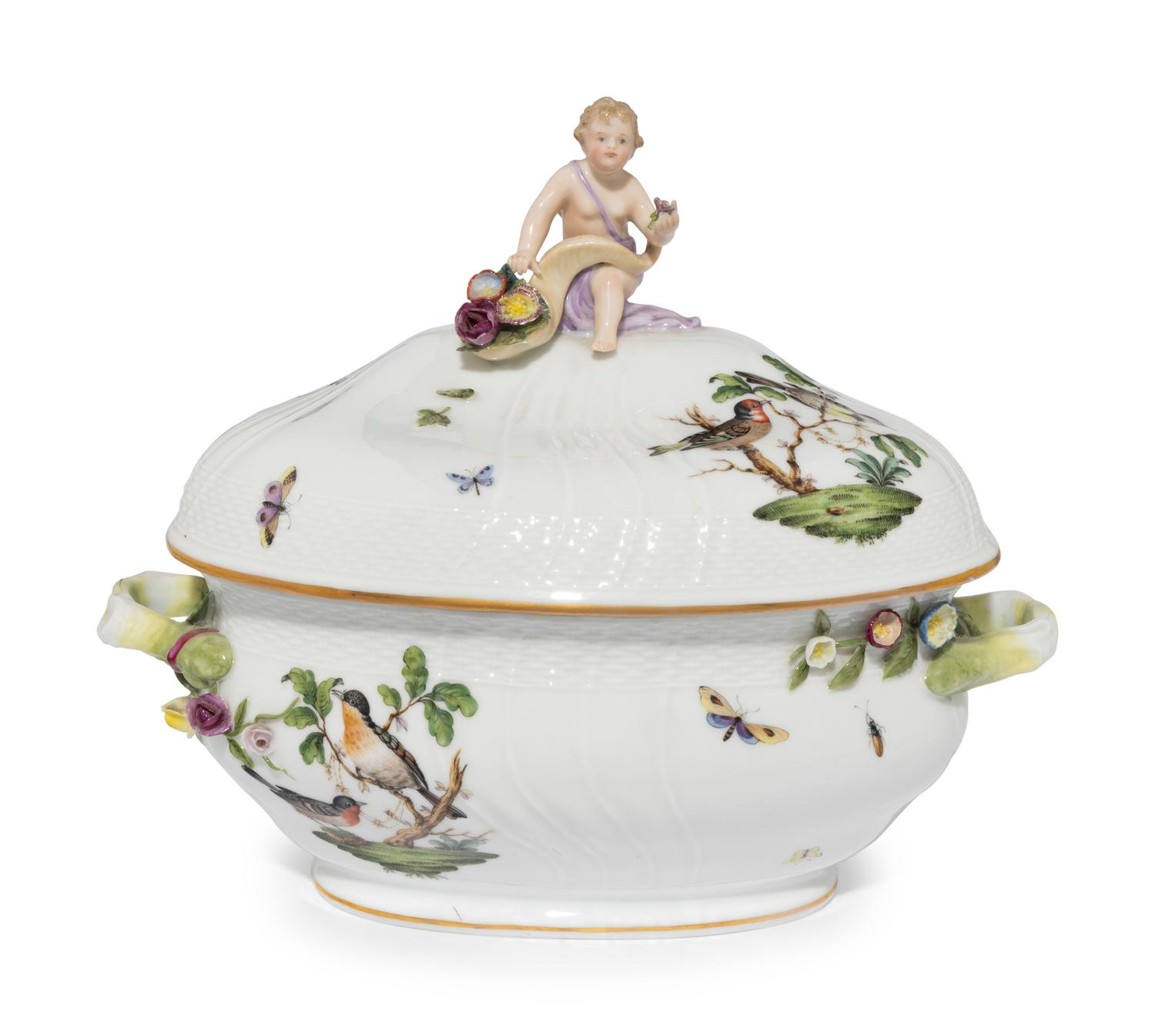 A Herend Porcelain Covered Tureen