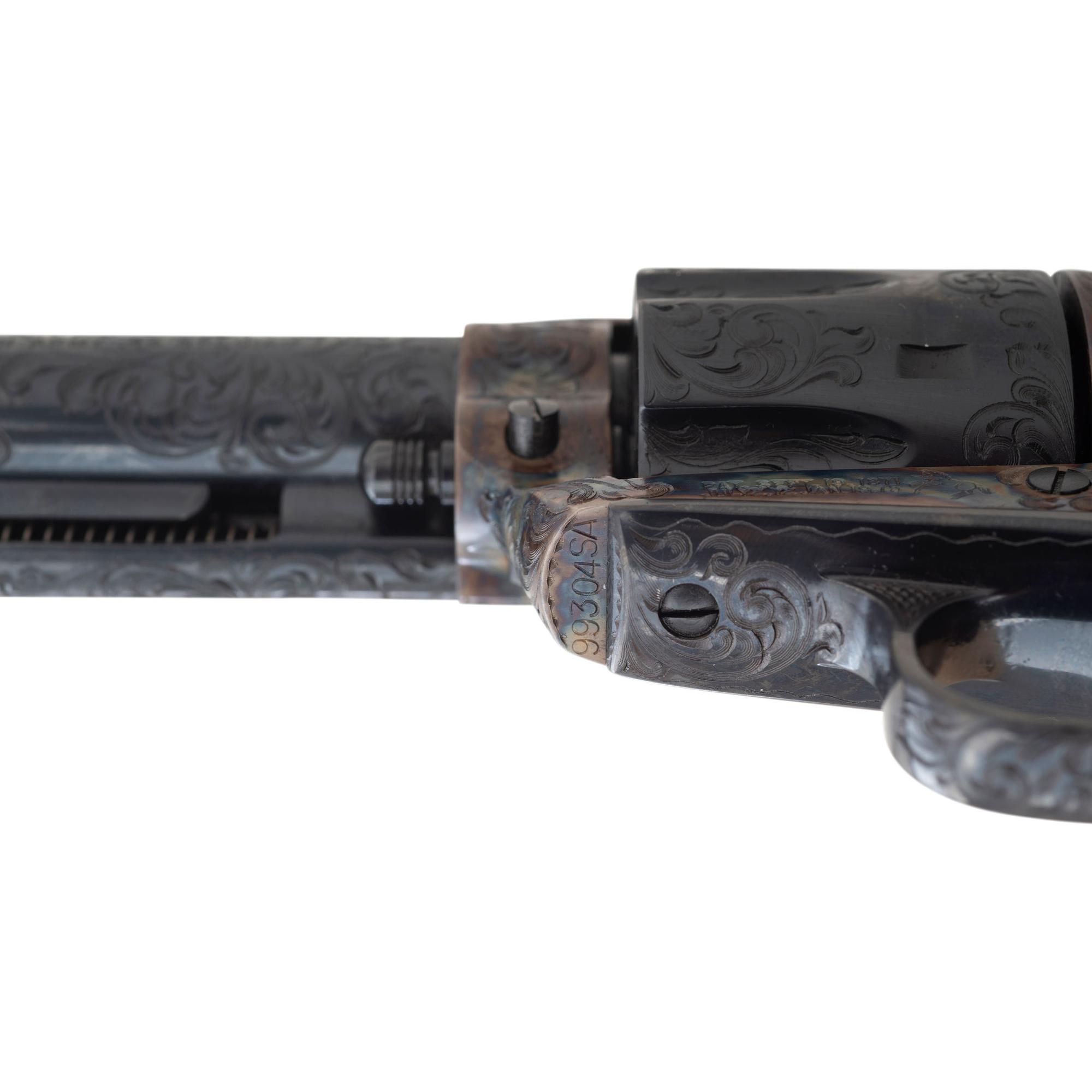 *Colt Custom Shop Class D Engraved 3rd Generation Single Action Army Revolver in .44 Special with Factory Box