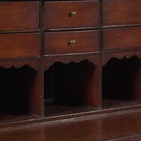 A Chippendale Carved Mahogany Oxbow Slant-Front Desk