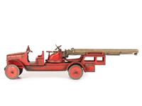 A Buddy L Aerial Pressed Steel Ladder Truck