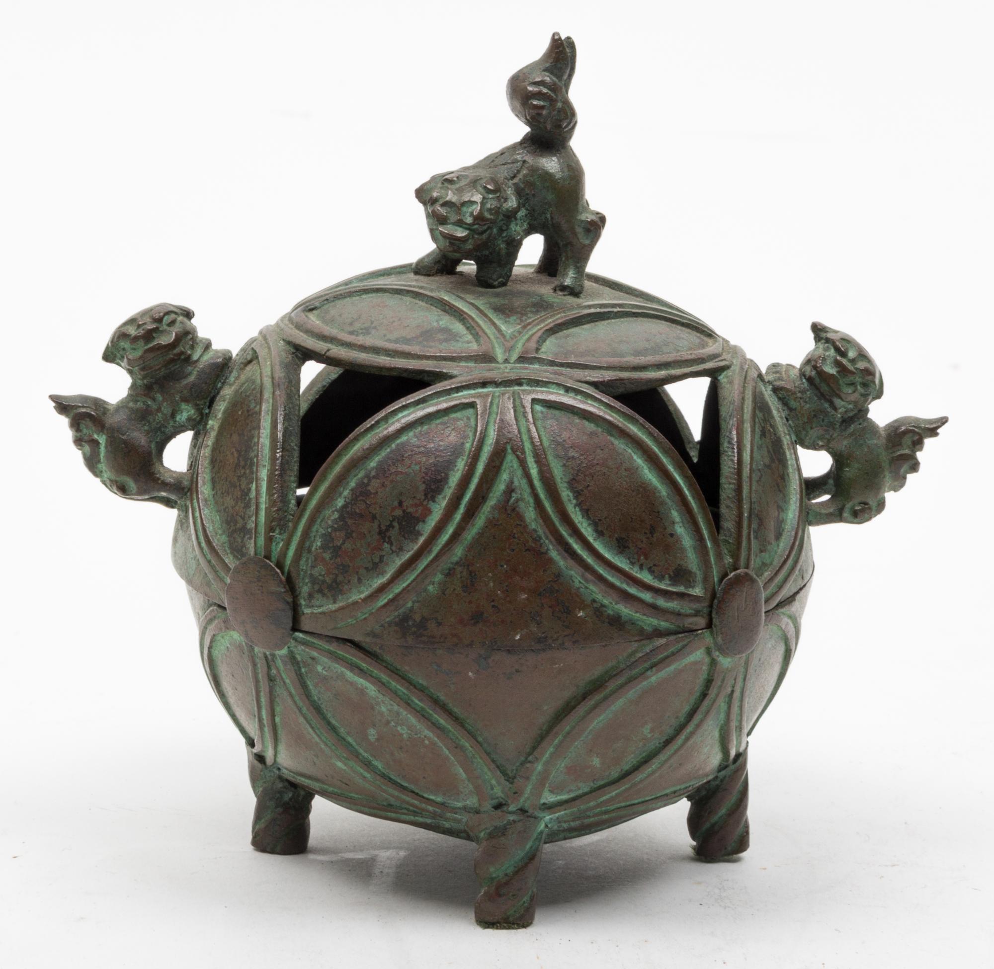 A Japanese Tripod Censer Height 5 inches.