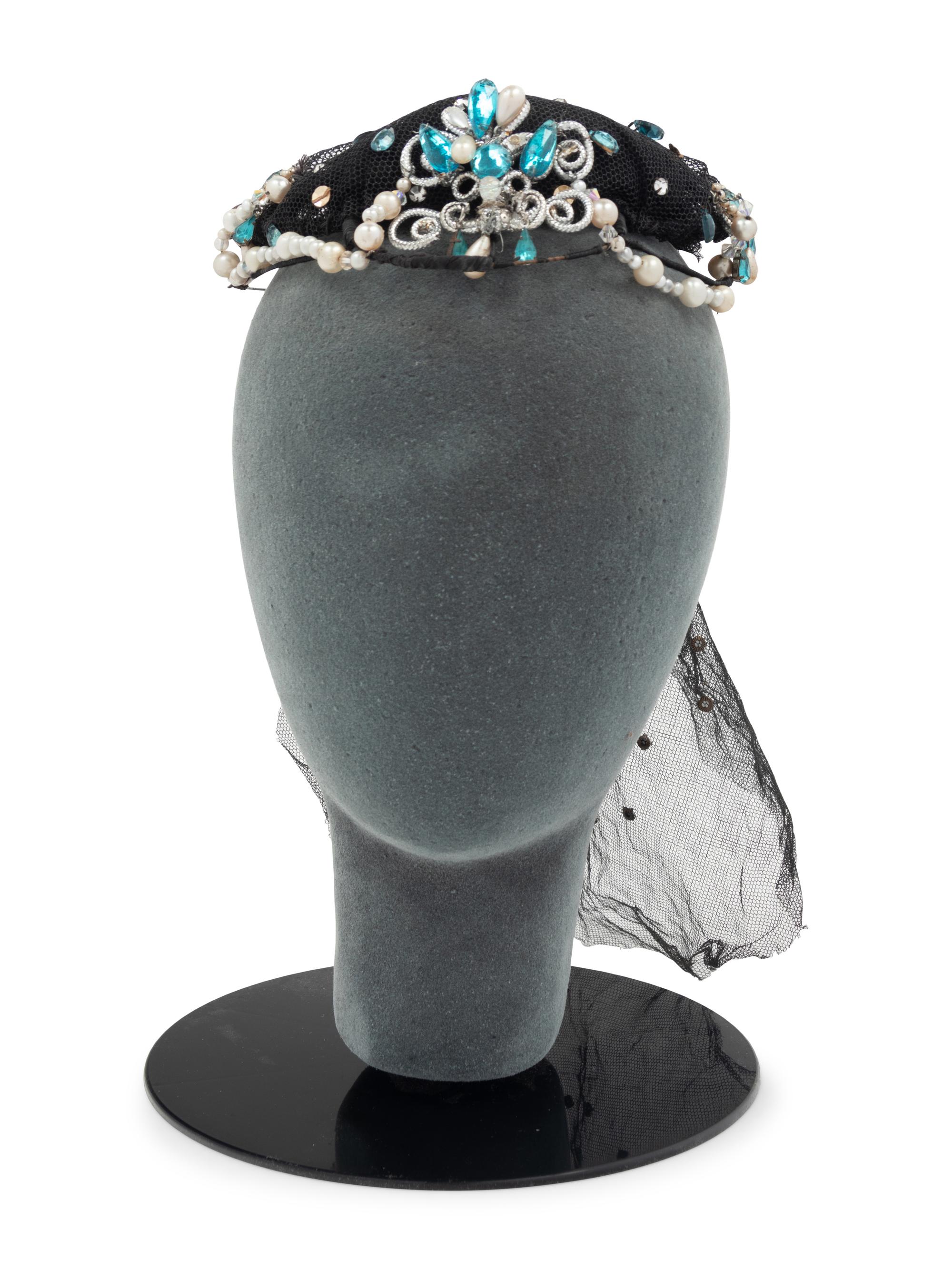 Collection of Margot Fonteyn Items: A Pair of Pointe Shoes, Two Head Pieces, Two Photographic Prints, 1960s