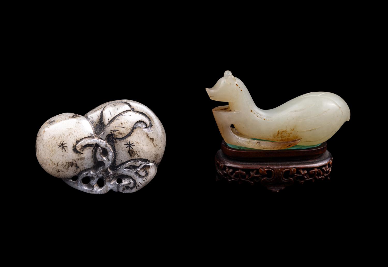 Two Chinese Jade Carvings