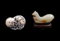 Two Chinese Jade Carvings