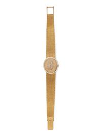PATEK PHILIPPE, REF. 4506/1 18K YELLOW GOLD AND DIAMOND WATCH