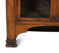 A Pair of Biedermeier Part-Ebonized Fruitwood Bookcases