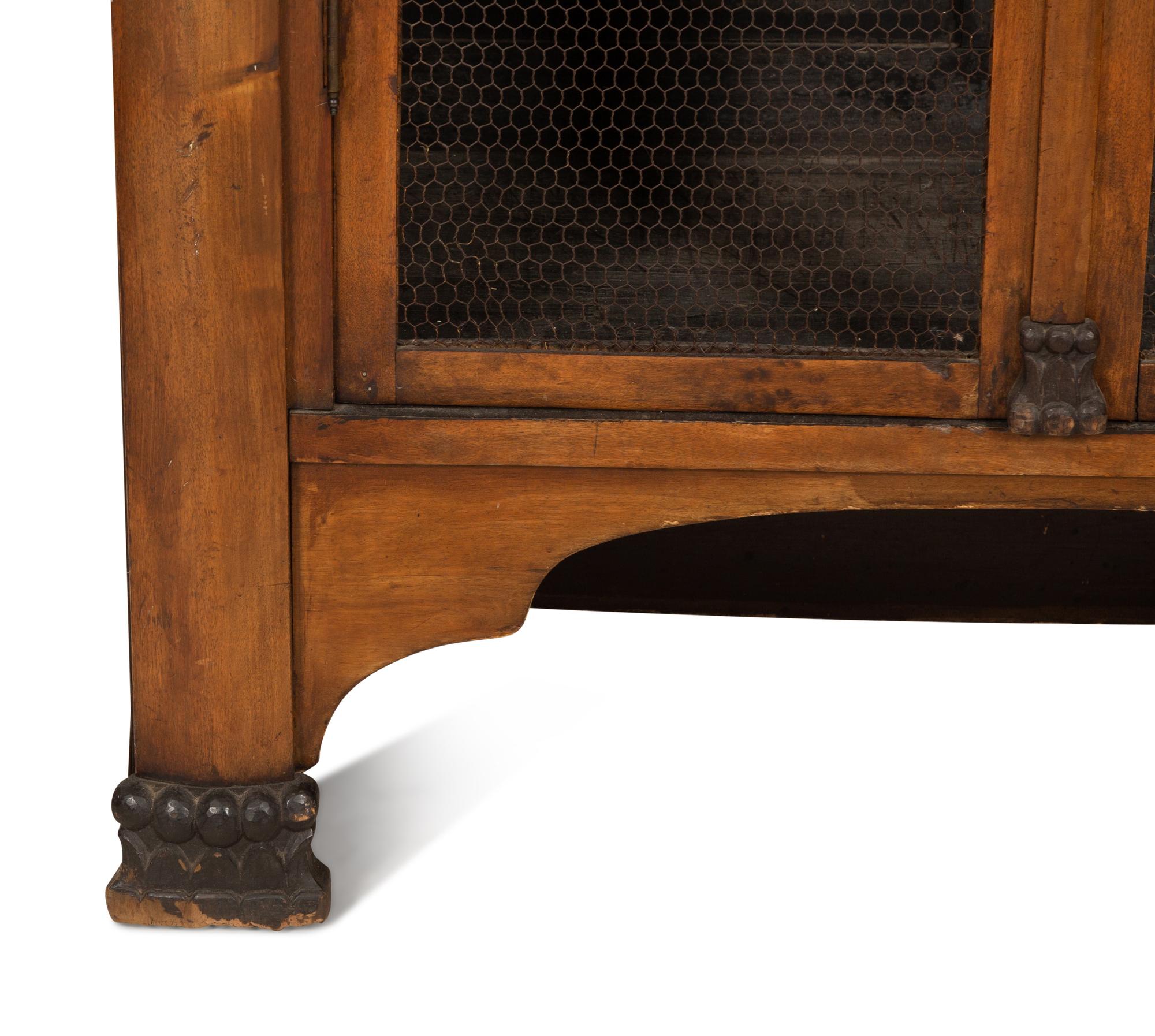 A Pair of Biedermeier Part-Ebonized Fruitwood Bookcases