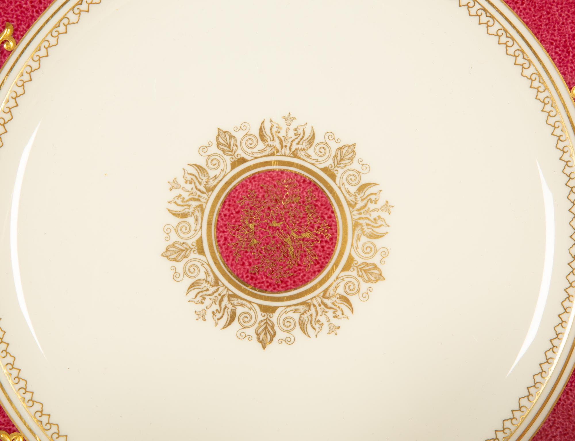 A Wedgwood Columbia Porcelain Dinner Service