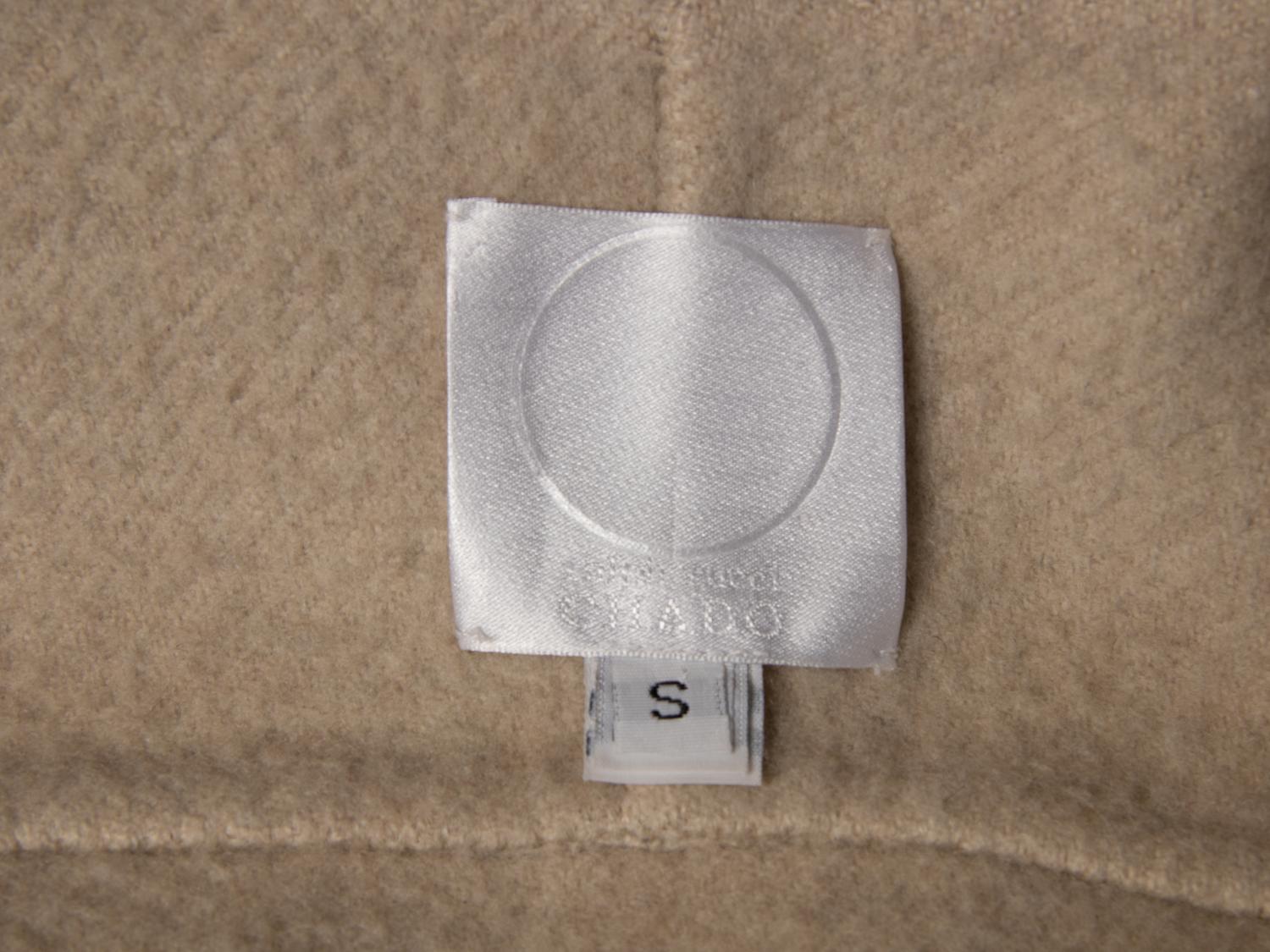 Ralph Rucci, Grey Double Faced Cashmere Coat