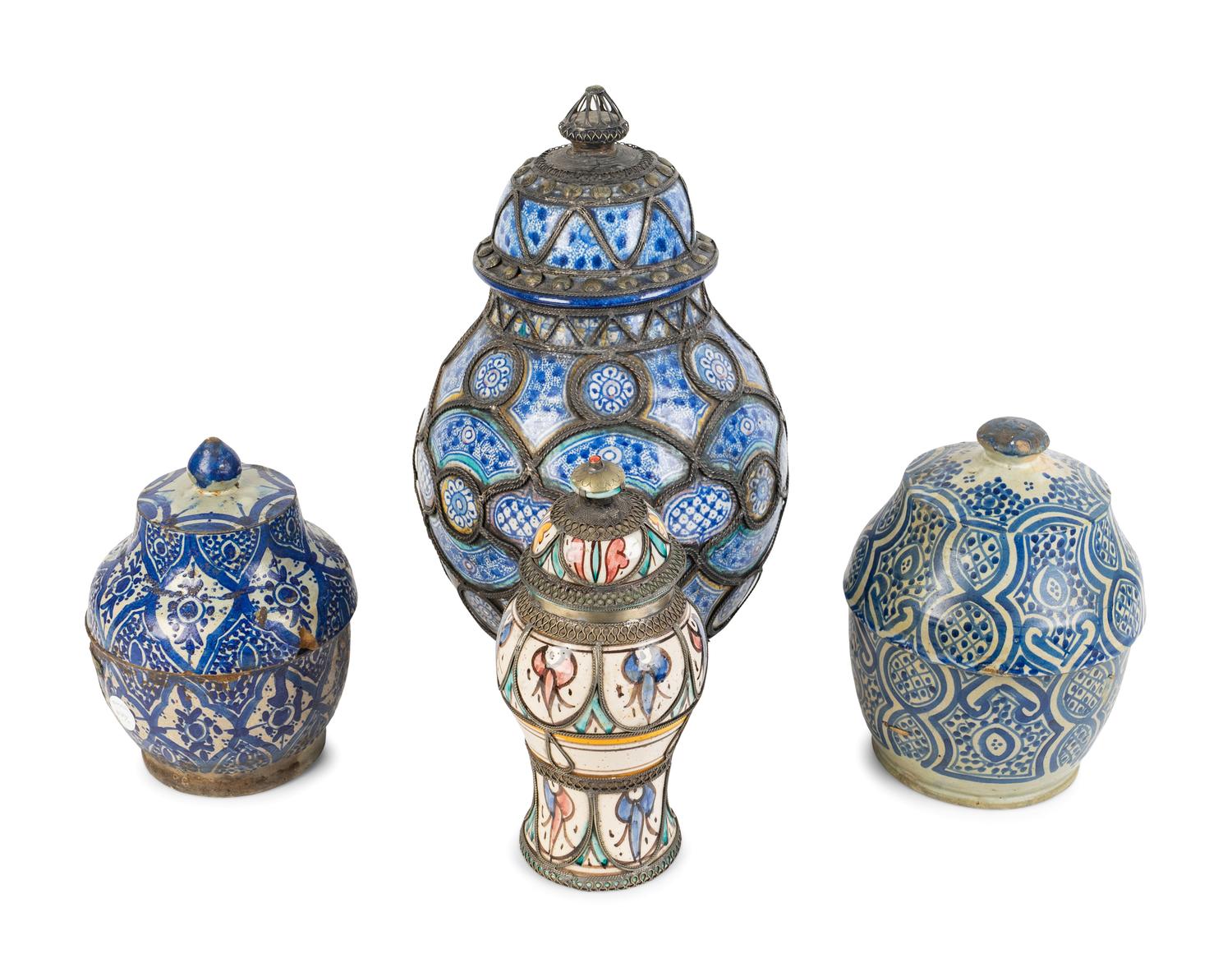 A Group of Moroccan Pottery