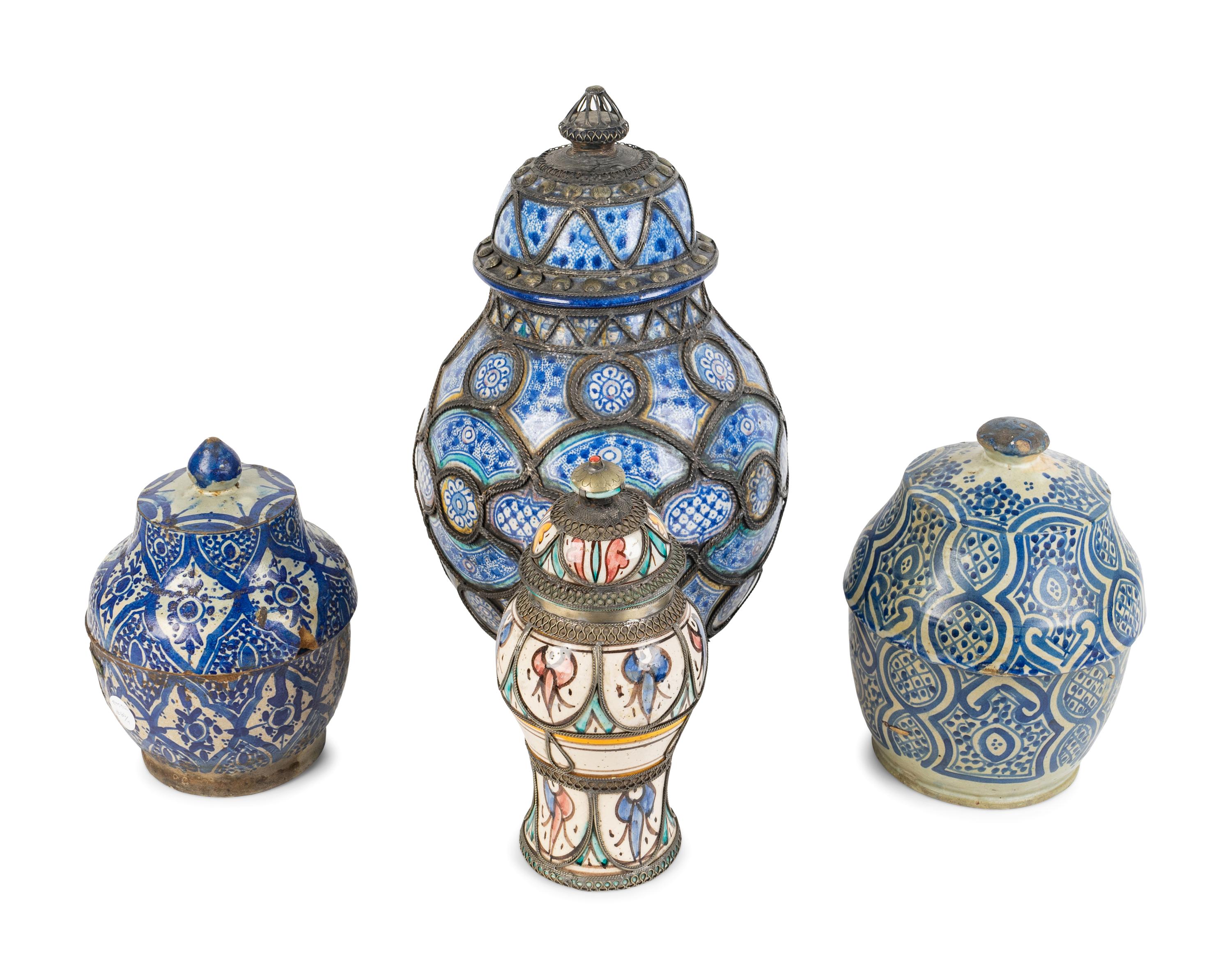 A Group of Moroccan Pottery