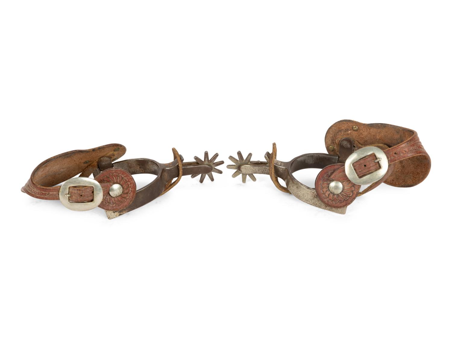 Kelly Brothers Steer Head Spurs and Crokett Spurs