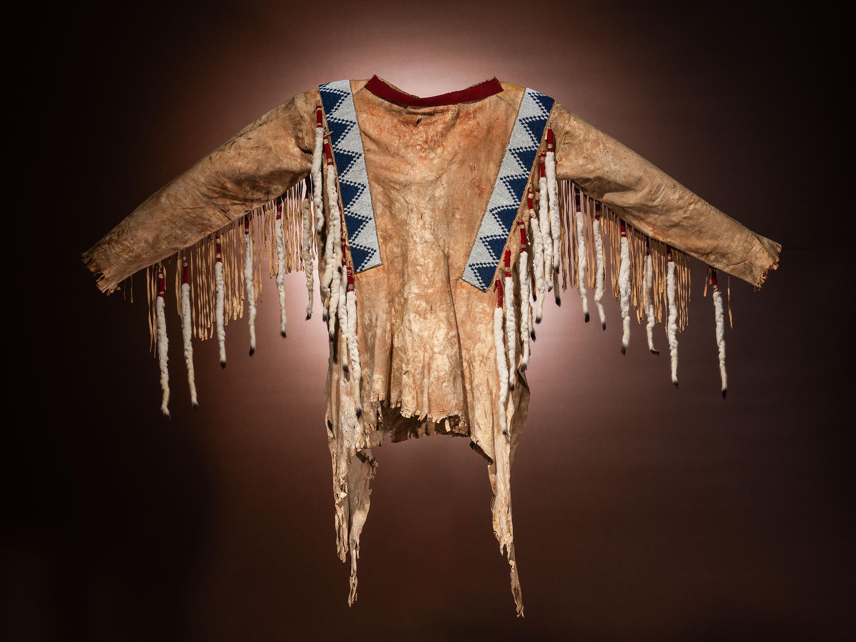 Blackfeet Beaded Hide Shirt