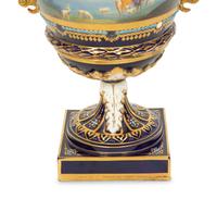 A Sèvres Gilt Bronze Mounted Porcelain Urn