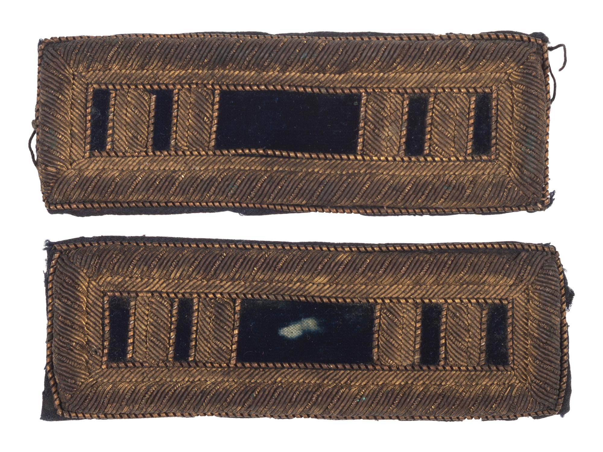 [CIVIL WAR]. Captain of staff shoulder straps.