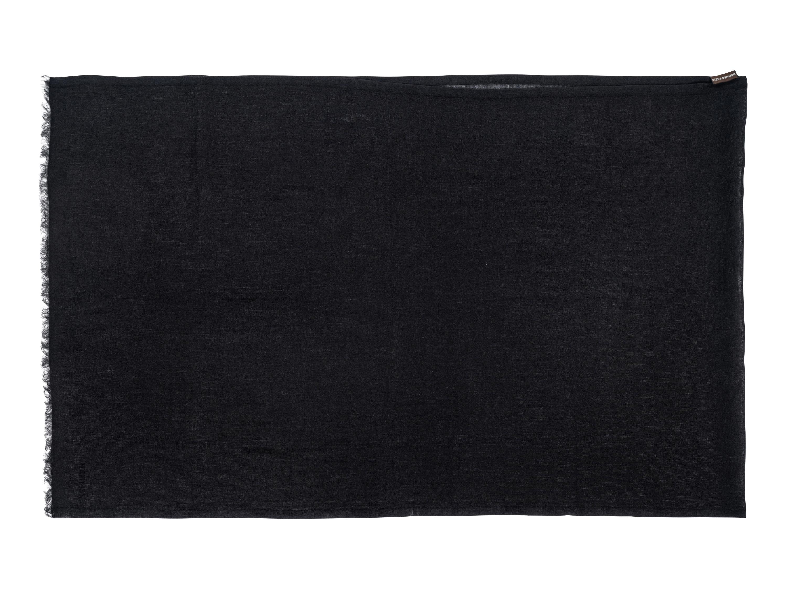Two Cashmere Scarves: One Giorgio Armani, One Hermès