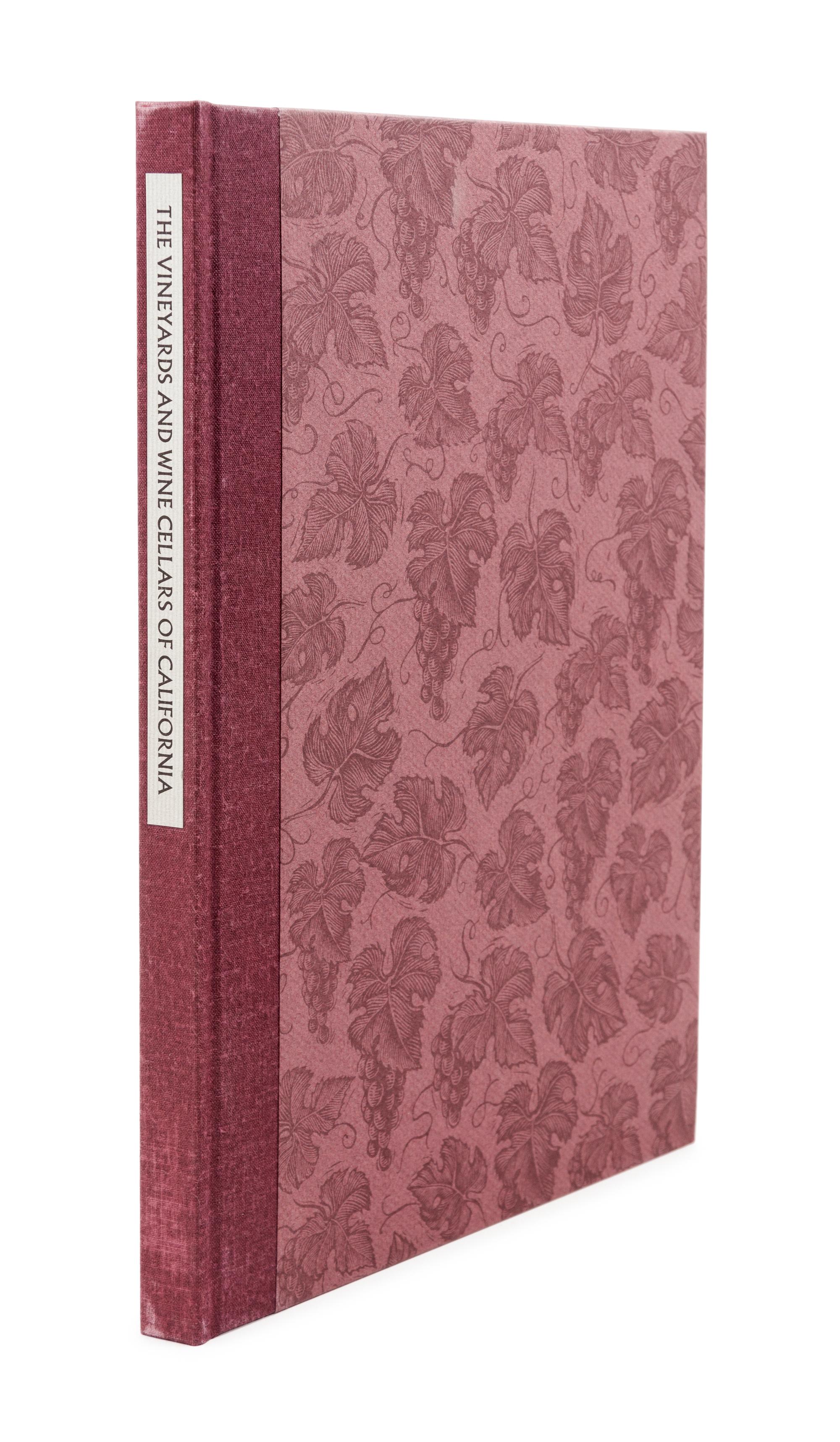 [BOOK CLUB OF CALIFORNIA]. HARDY, Thomas. The Vineyards and Wine Cellars of California . San Francisco: The Book Club of California, 1994.