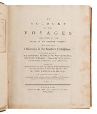 [TRAVEL & EXPLORATION]. COOK, James, Capt. (1728-1779). [Collected Voyages]. London: W. Strahan; and T. Cadell, 1773, 1777, 1784.