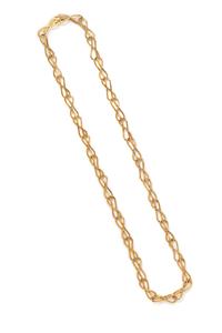 BUCCELLATI, YELLOW GOLD LONGCHAIN NECKLACE