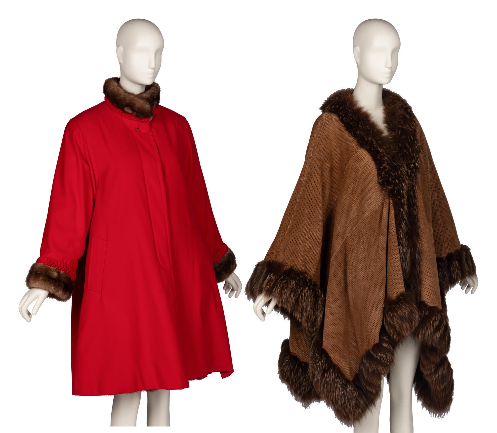A Fur-Lined Coat & Cape