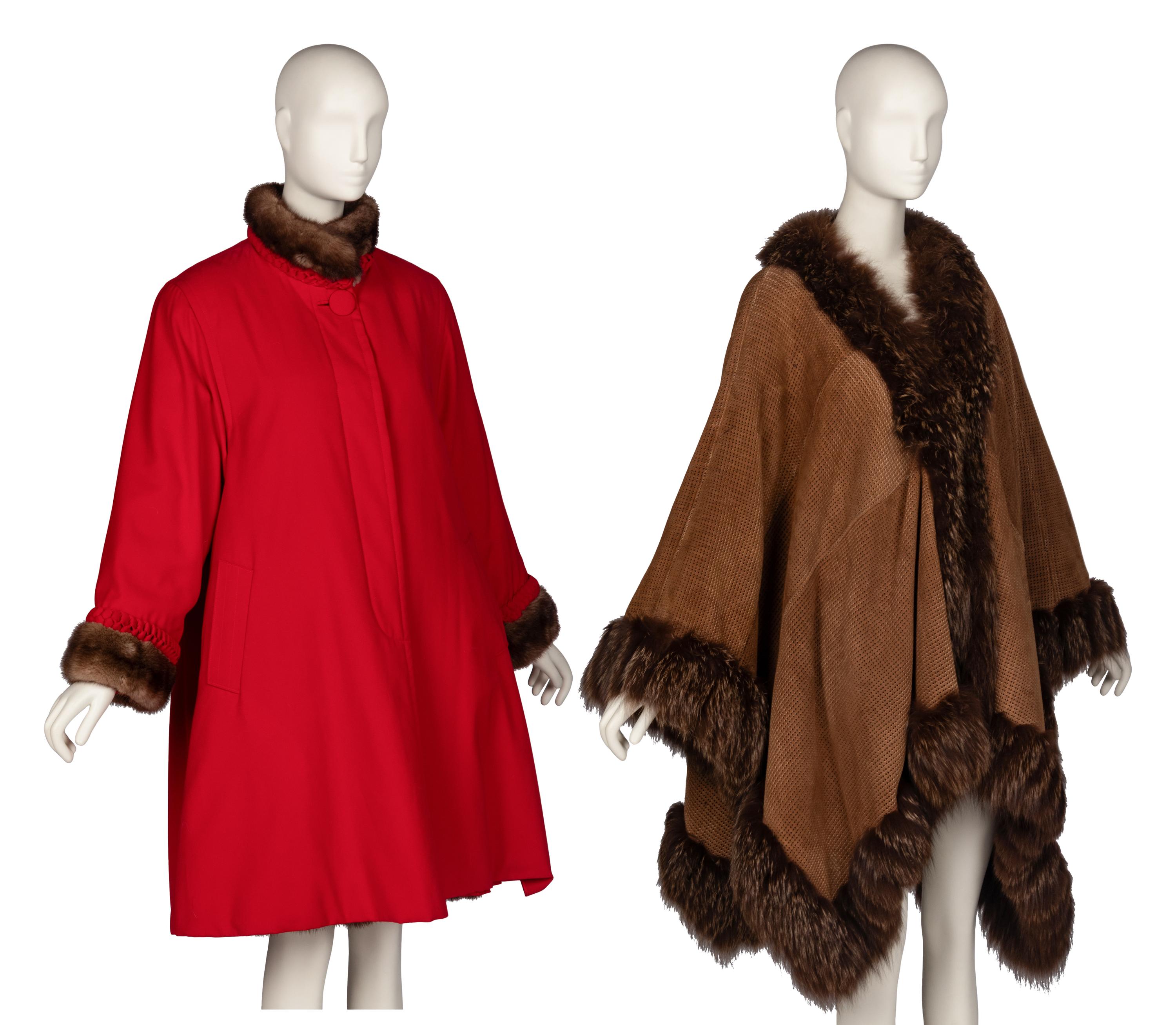A Fur-Lined Coat & Cape
