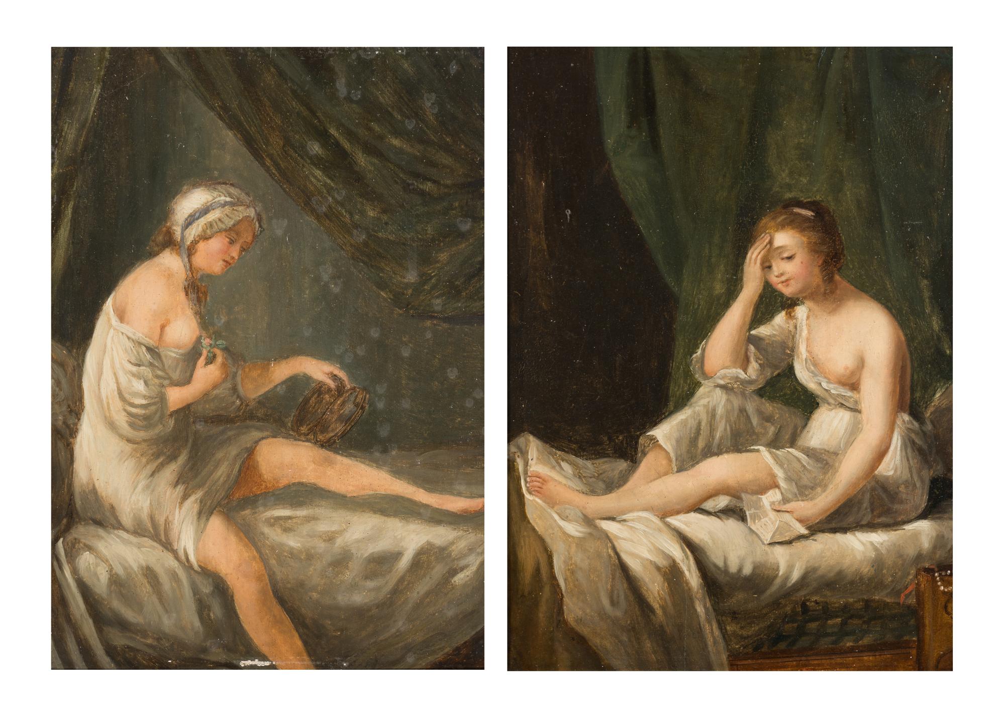 The Portrait and The Letter (a pair)