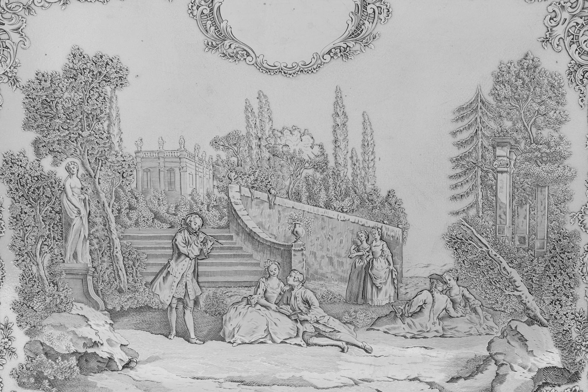 A French Silver Tray