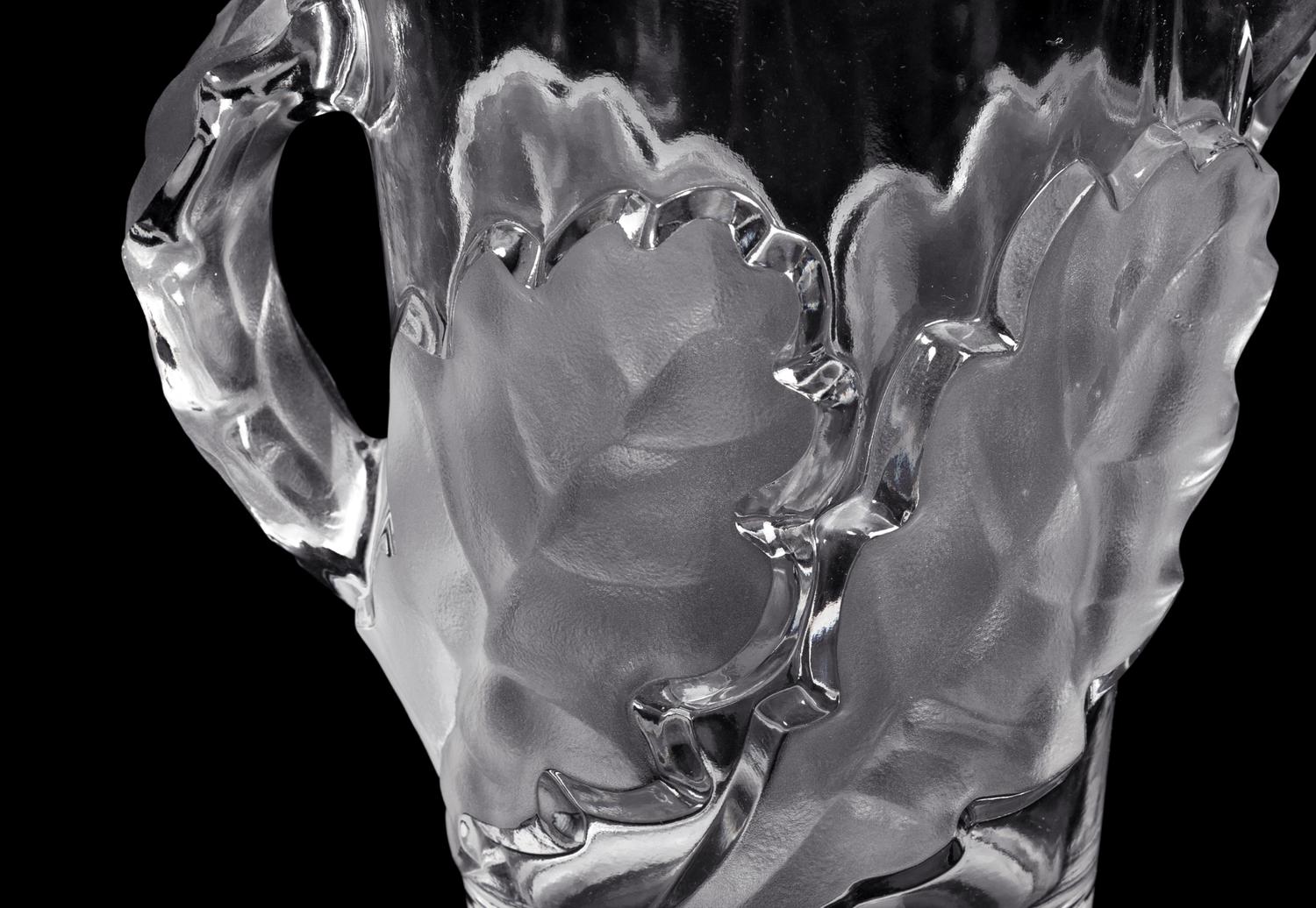 A Lalique Chêne Pitcher and Twelve Tumblers