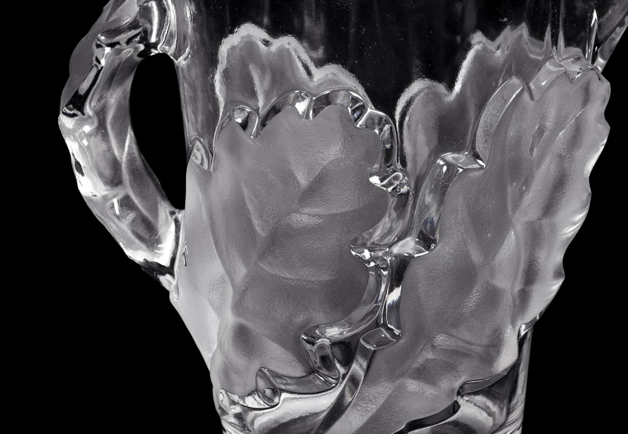 A Lalique Chêne Pitcher and Twelve Tumblers
