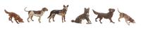 Six Austrian Cold Painted Bronze Figures Width of widest 4 1/4 inches. — FIRST HALF 20TH CENTURY