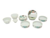 Five Chinese Famille Rose Porcelain Vessels
