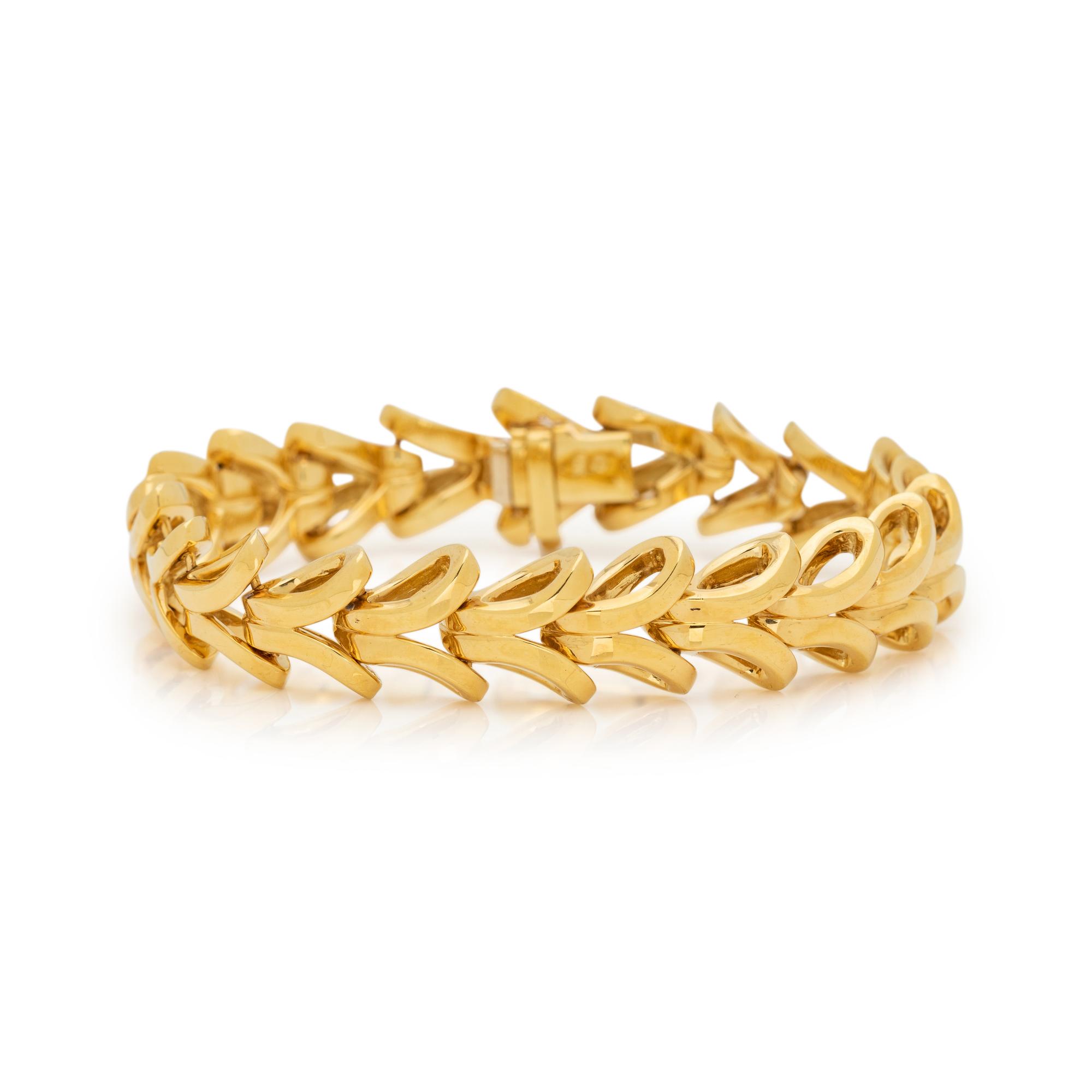 YELLOW GOLD BRACELET